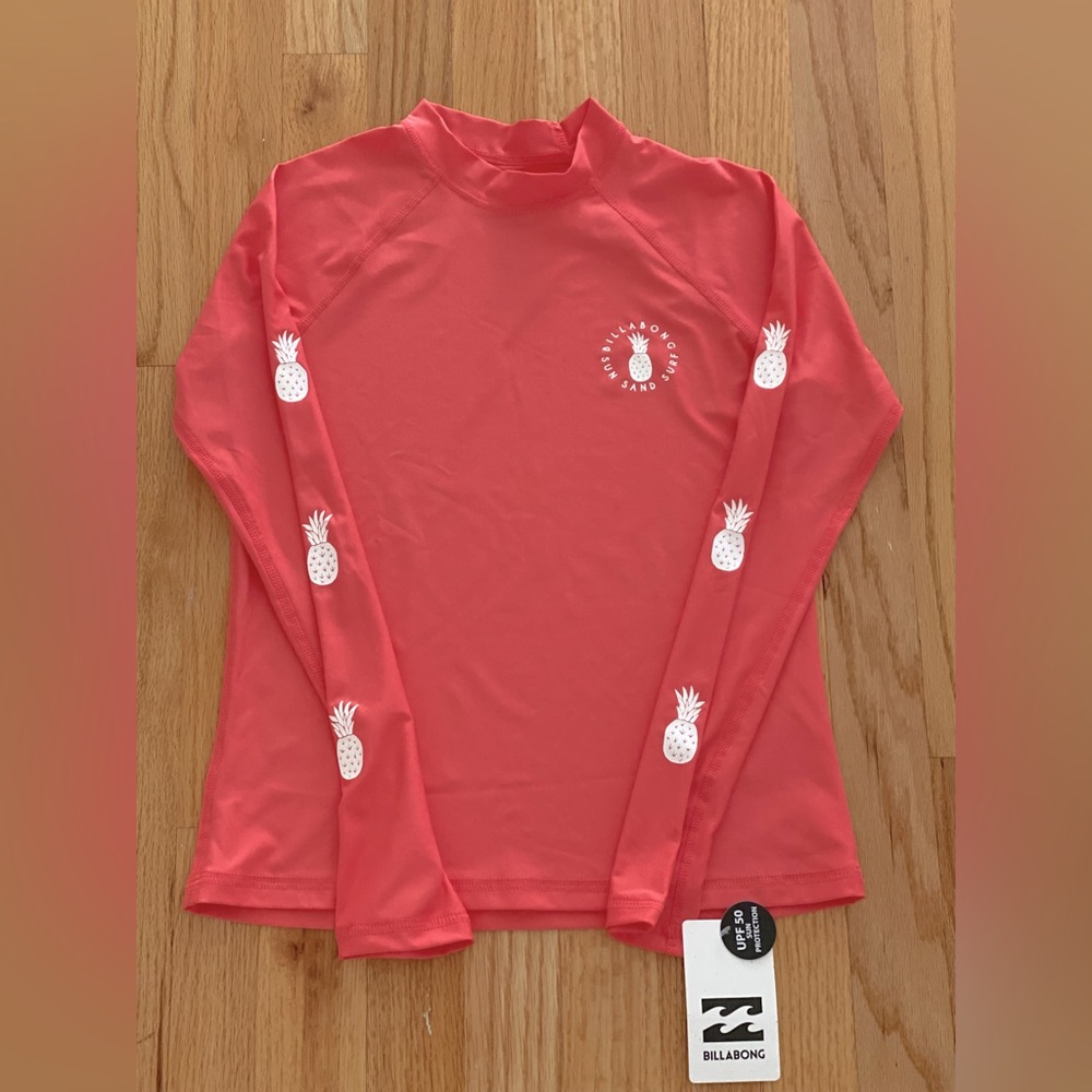 Billabong Girl’s Surf Long Sleeve Rashguard Size 12